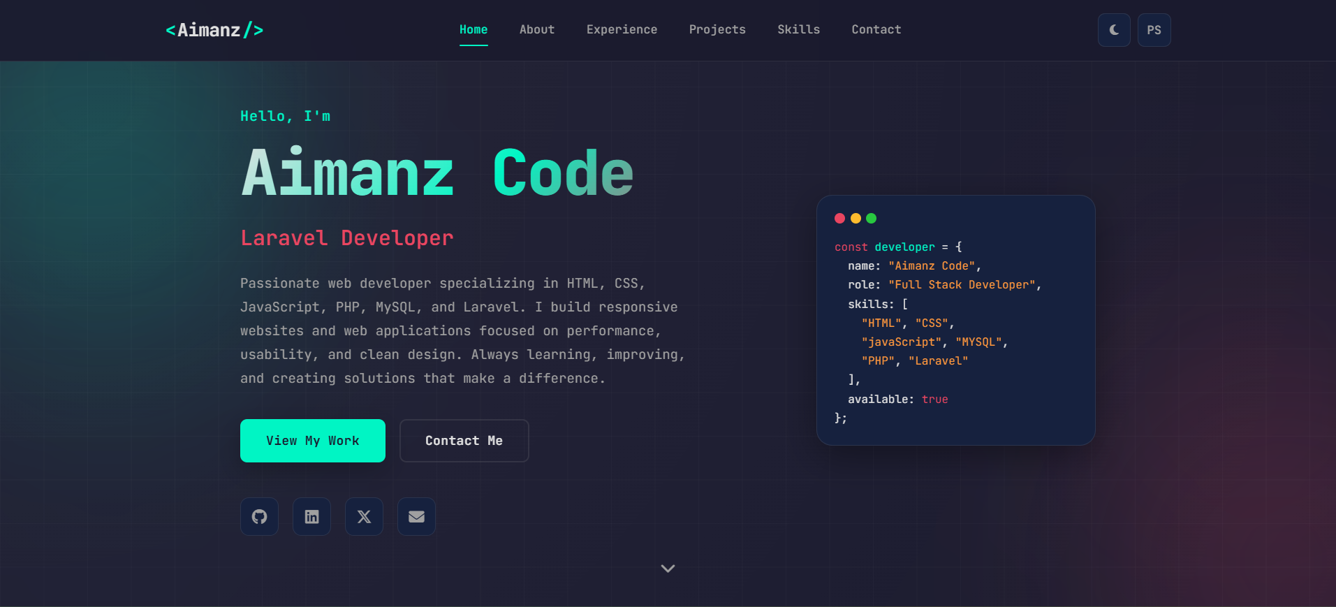 Aimanz Code Portfolio